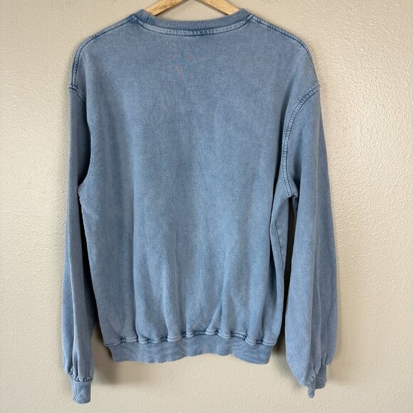 Urban Outfitters Crewneck Sweatshirt Pullover Embroidered Flower Women's Small - Picture 5 of 5